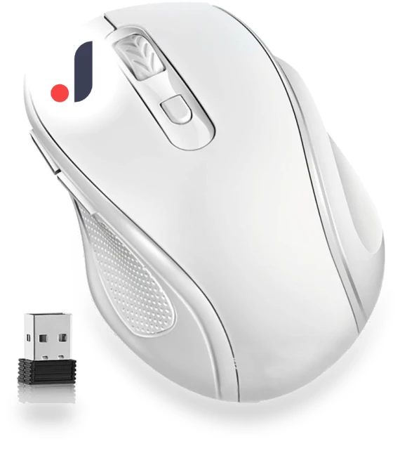 Wireless Ergonomic Silent Mouse — Computer Mice, Chic Interiors
