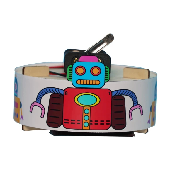 Wooden Sweeping Robot DIY Kit, HobbyWorld