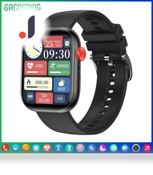 Bluetooth Smart Watch with Health Monitoring — Smartwatches, SACOSDING