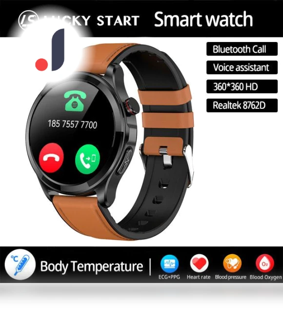 Bluetooth Smart Watch with Health Monitoring — Smartwatches, Lucky Start