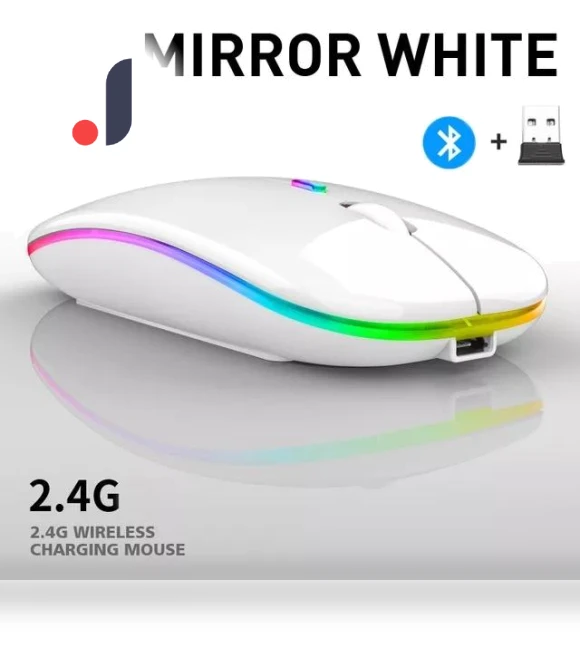 Dual Mode Bluetooth Mouse with Charging — Mouse Pads, Faylisvow