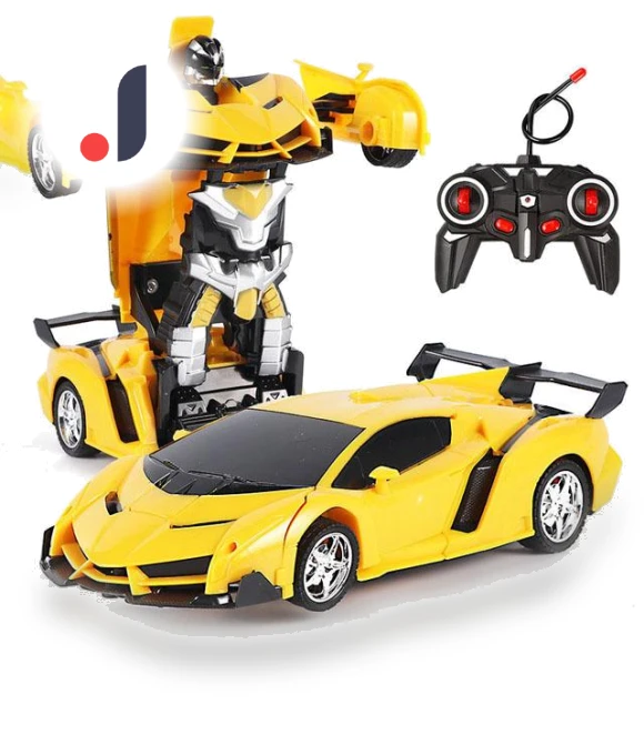 Electric Remote Control Car 2 in 1 — Interactive Figures & Robots, JJRC