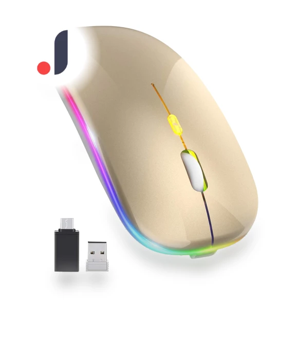 LED Wireless Mouse — Mouse Pads, YiGeiWoLiGiaoGiao