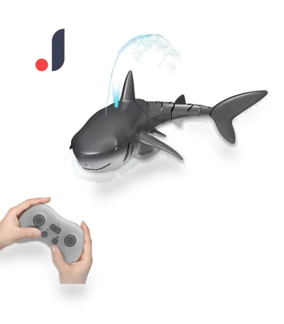 Remote Control Shark Spray Water Toy — Aquatic Vehicles, JJRC