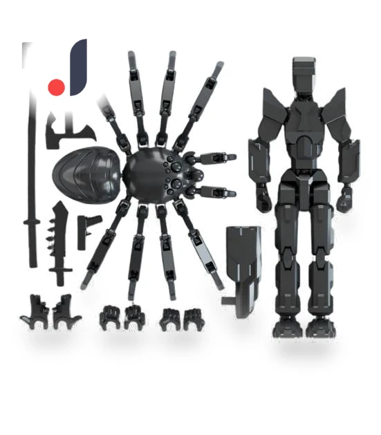 Robot Spider Figure with Accessories — Collectible Statues, Play with You