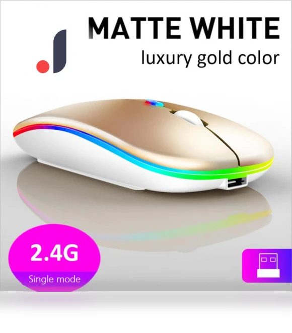 Silent Wireless Mouse for PC — Mice