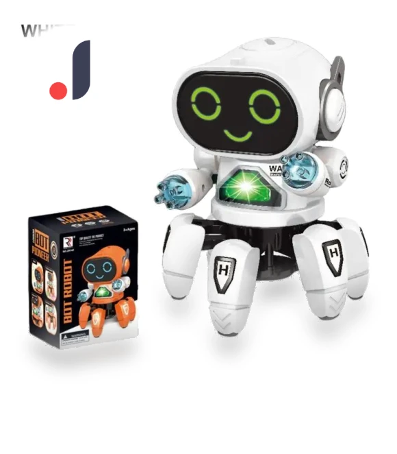 Six-Fingered Walking Octopus Robot Toy — Interactive Figures & Robots, LYB Rainbow