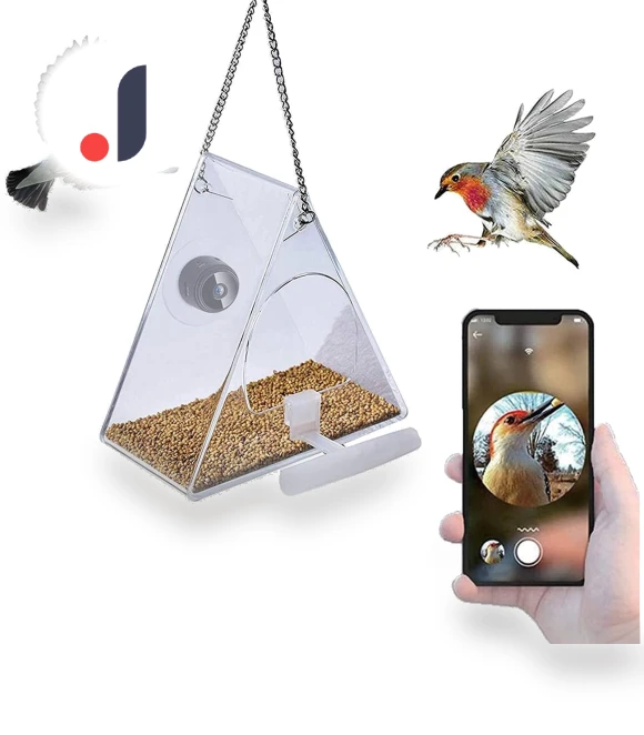Smart Bird Feeder with Camera — Outdoor & Wildlife Cameras, mei hua
