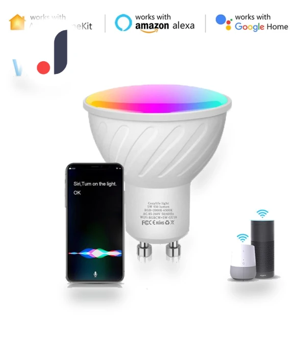 Smart LED Bulbs RGB with Adjustable Brightness — LED, AIMENGTE Lights