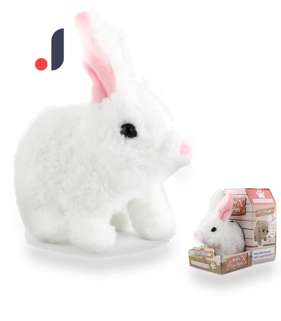 Smart Plush Bunny Toy — Interactive, Long nose