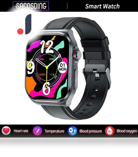 Smart Watch with AMOLED Display — Smartwatches, SACOSDING