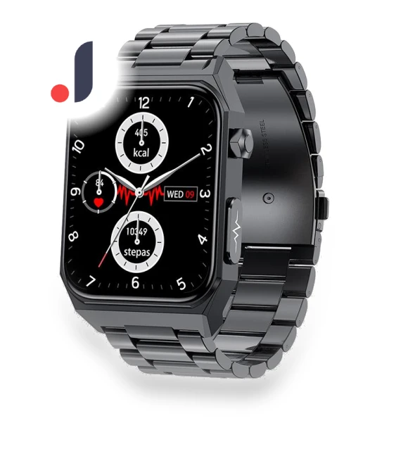 Smart Watch with ECG+PPG, Body Temperature, Blood Oxygen, Pulse Monitoring — Smartwatches, SCIONE
