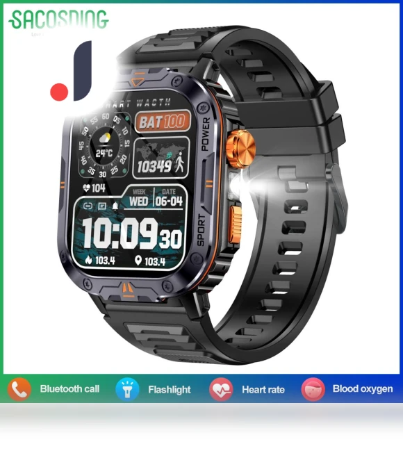 Ultra Large Screen Bluetooth Smart Watch — Smartwatches, SACOSDING