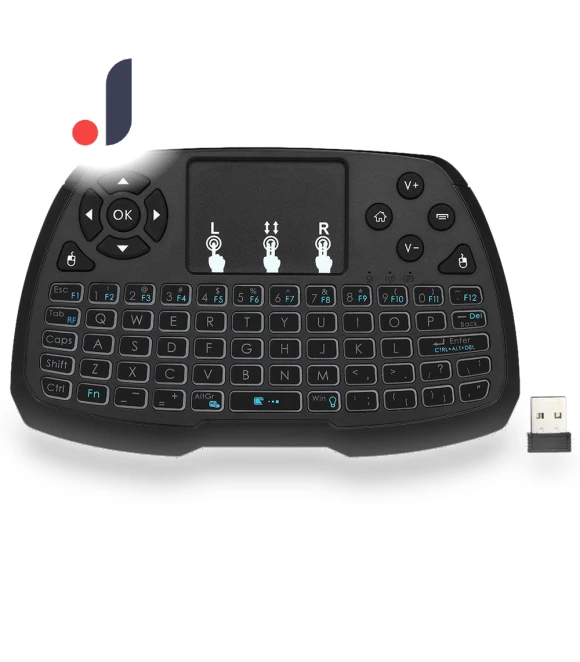 Wireless Keyboard with Touchpad and Mouse — Keyboards, Factory Discount Outlet