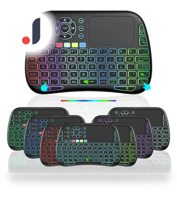 Wireless Rechargeable Keyboard with Backlight and Touchpad — Keyboards, Bellatrix