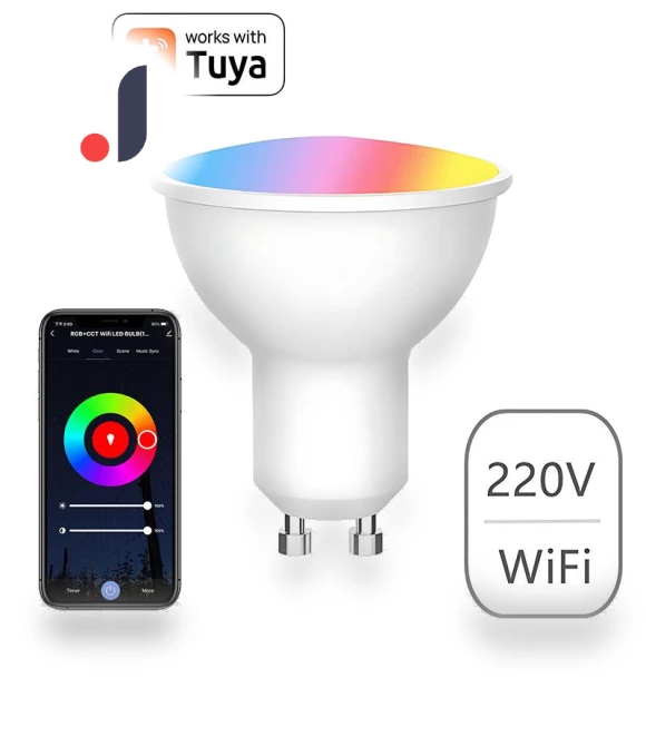 Dimmable Lamp Cup Smart Bulb — LED, HOME-Auto-001