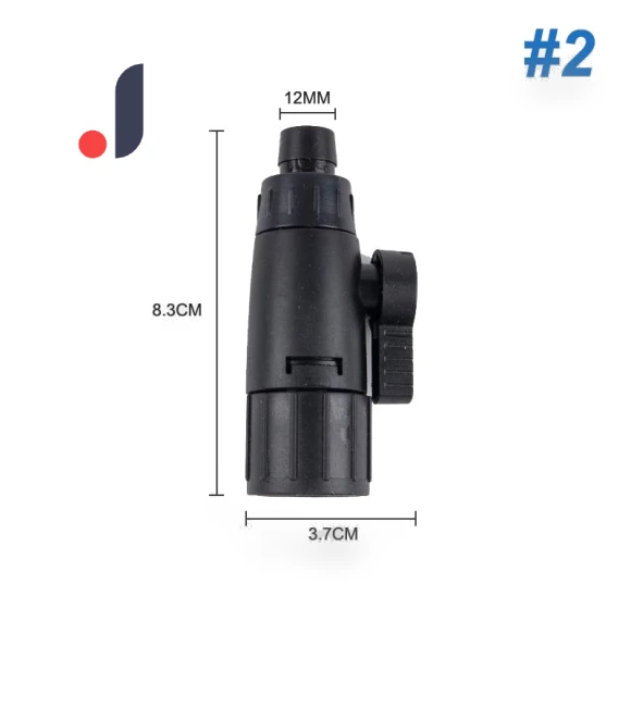 Double Quick-Release Connector for Aquarium Water Control Valve Hose — , BigBee