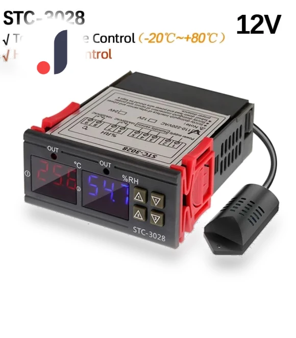 Dual Digital Temperature and Humidity Controller — Home Climate Control, HOME-Auto-001