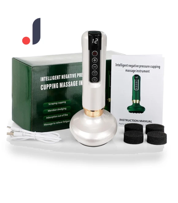 Electric Cupping Massager with Scraper — Massage Equipment, Lntelligent Living Hall
