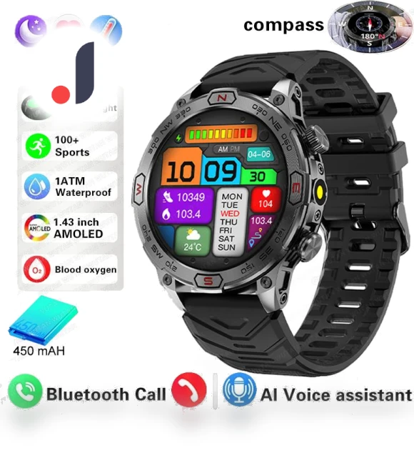 Military Smartwatch with GPS — Smartwatches, Zodvboz