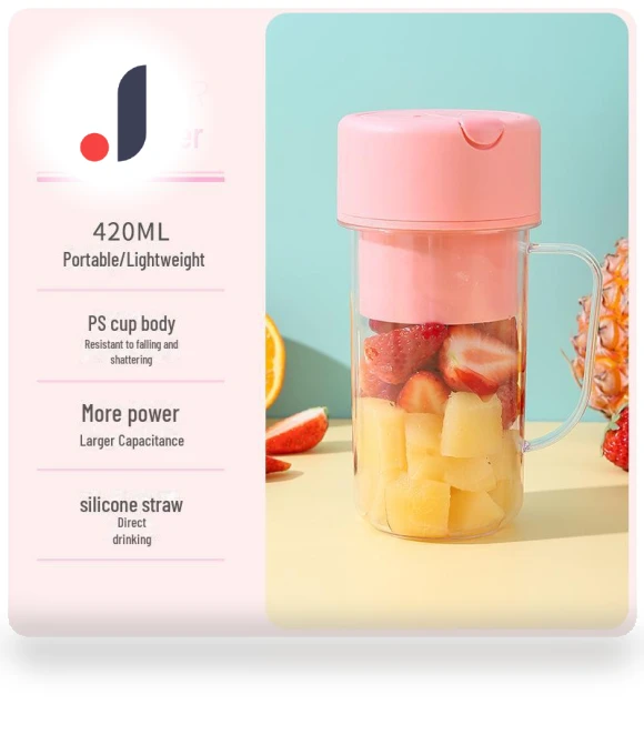 Portable Rechargeable Straw Blender — Stand Blenders, AI Supermarket