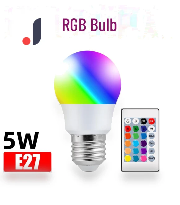 RGB LED Light Bulb Set — LED, Smarter than future