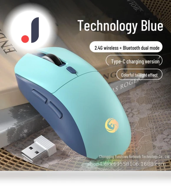 Silent Dual-Mode Wireless Mouse — Mouse Pads, VantaGoods