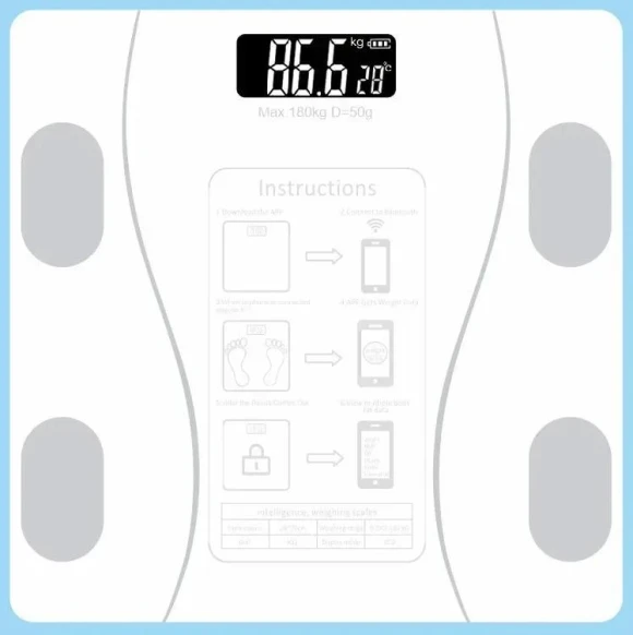 Smart Bluetooth Body Fat Scale — Smart Scale, Home Furnishing Department Mall