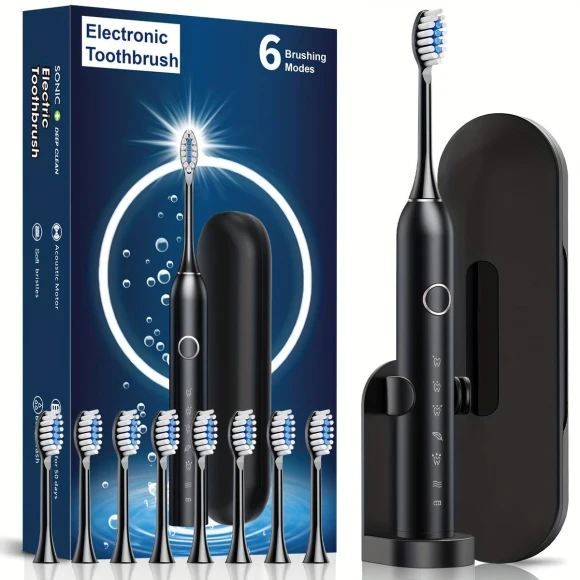 Smart Electric Toothbrush for Adults — Electric Toothbrush, Tool parts