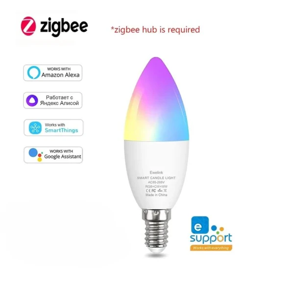 Smart LED Candles — Smart Light Bulb, Cozy Cottage-Relax