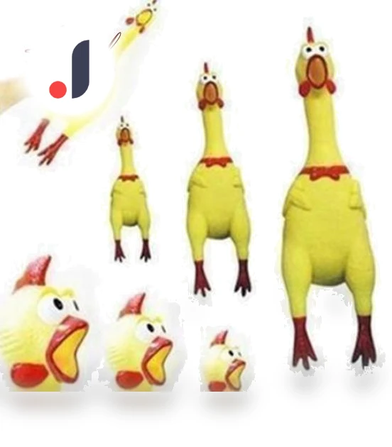Smart Rubber Chicken Toy — Executive Desk, Zoeneed