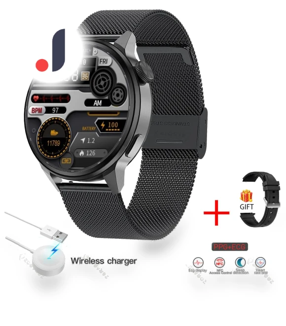 Smart Sports Watch with GPS and ECG — Smartwatches, Tiktop2