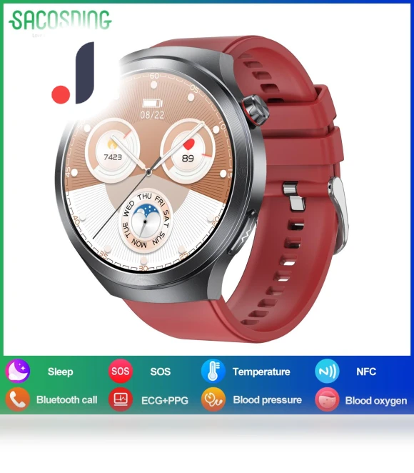 Smart Watch with AI Diagnostics — Wearable Accessories, SACOSDING