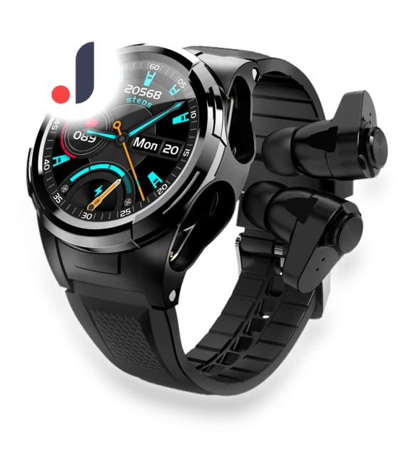 Smartwatch with Bluetooth Headphones — Smartwatches, Tiktop2