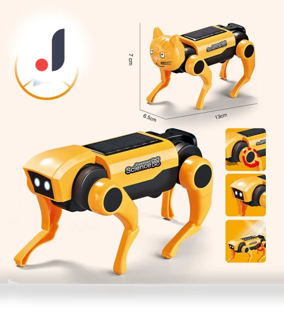 Solar Powered Robot Mechanical Dog — Solar Power, xly1818