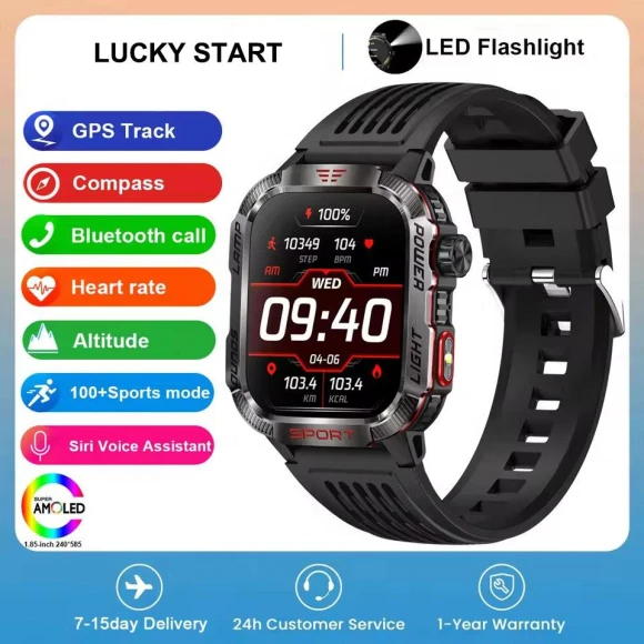 Sports Smart Watch for Men — Smart Watch, Lucky Start