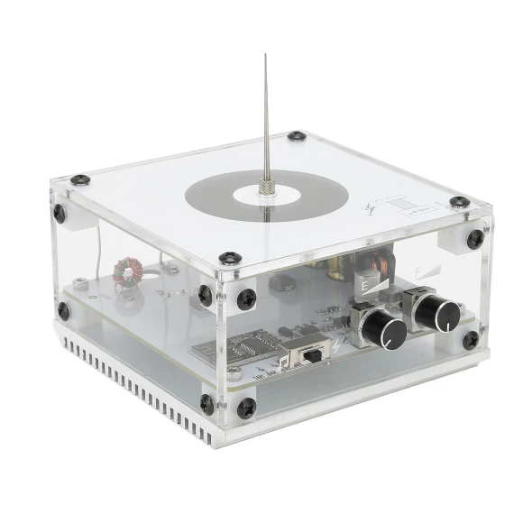 Tesla Coil Arc Touch Wireless Transmission White Plasma Speaker with Light, OutsideWorld