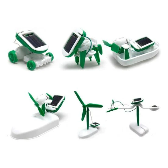 6-in-1 Solar Robot Toy DIY Kit, Toy