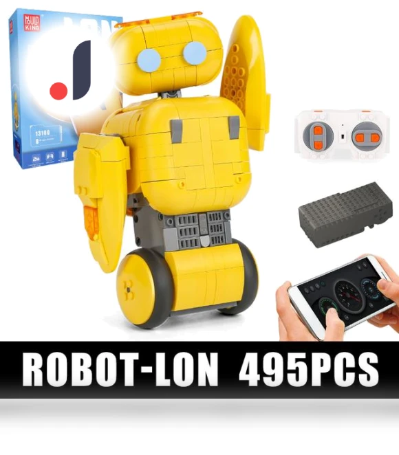 Creative Toys Technical Application RC Intelligent Robot Building Block Educational Toys for Kids Christmas Gifts — Construction Kits, MOULD KING
