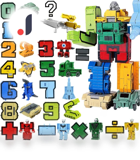 Digital Transforming Robots — Construction Kits, TK Toys