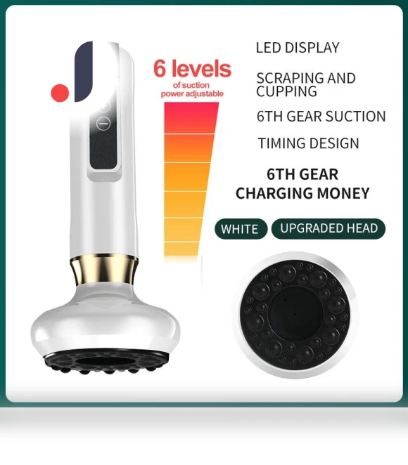 Electric Jar Massager with Vacuum Suction — Massage Equipment, Stone Home