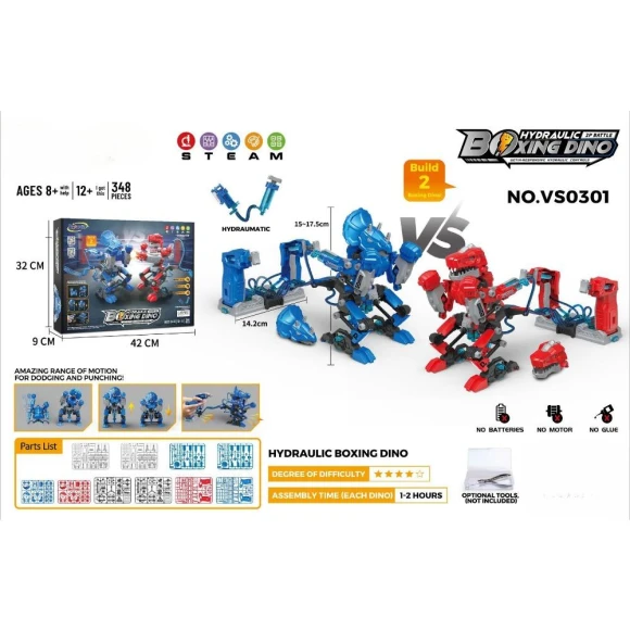 Hydraulic Boxing Versus Robot, Happy Time For kids