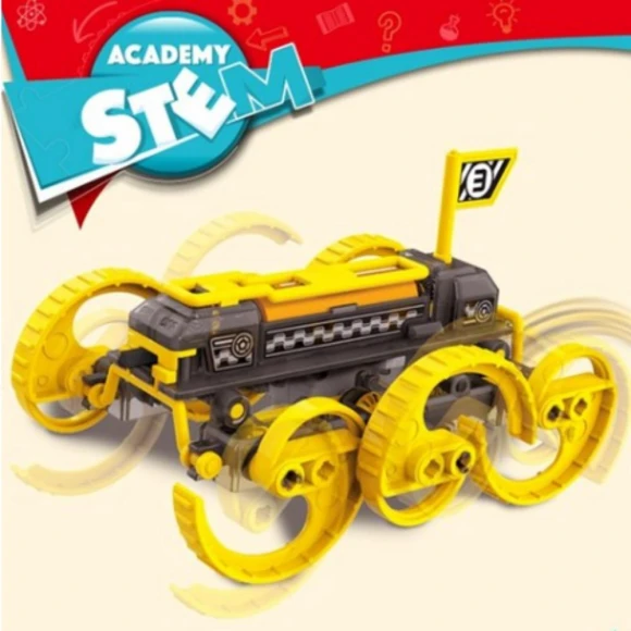 Robot Model Assembly Kit on Half-Wheel, Academy Science