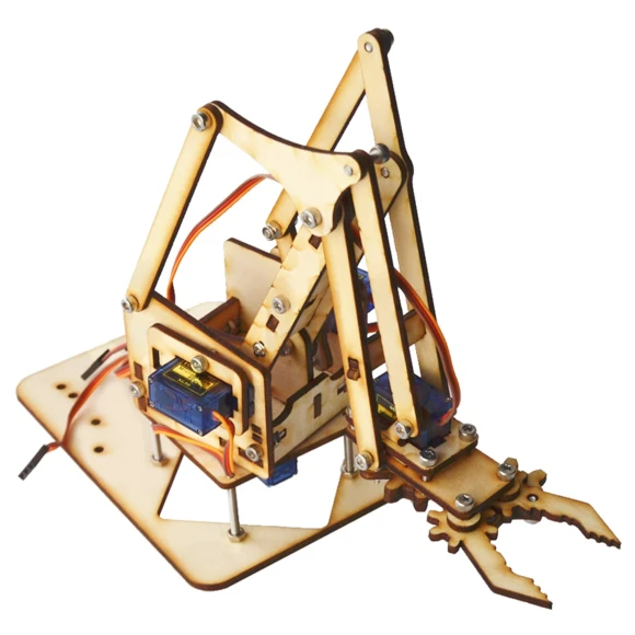 Robotic Arm Kit with 4 Servo Motors, Omi Japan Products
