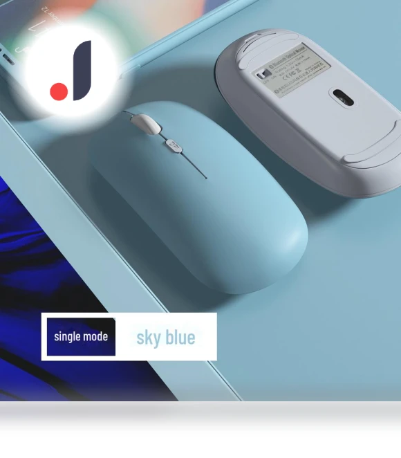 Silent Wireless Dual-Mode Bluetooth Mouse — Mouse Pads, Got Now
