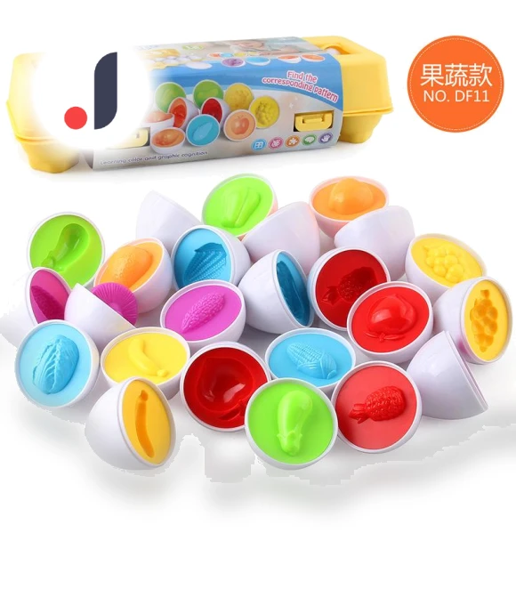 Smart Egg Pairing Twist Egg Shape Fruits And Vegetables — Shape Sorter & Stacking Games, Modern world22