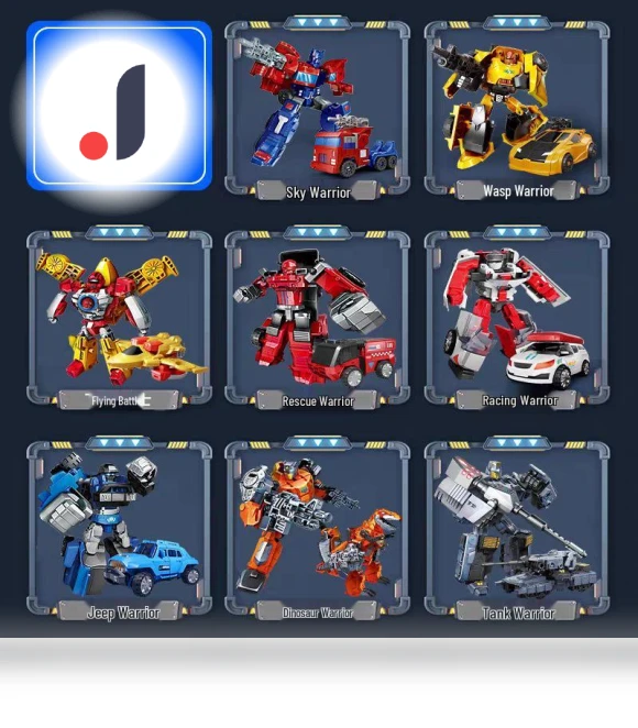 Transforming Mecha Robot Toy — Miniature Rides & Collectibles, Super Go