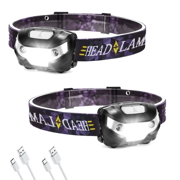 Rechargeable Headlamp, DC-HOME Textile