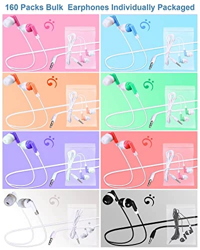 Bulk Earbuds with Wire, Konohan