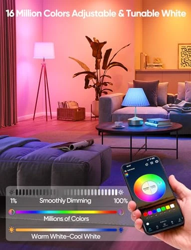 Color Changing LED Light Bulbs, Brightever